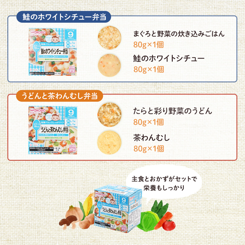 和光堂 栄養マルシェ 5種6個 詰合せ（9か月頃～） WAKODO ベビー フード レトルト 離乳食 子ども 子供 孫 家族 手軽 