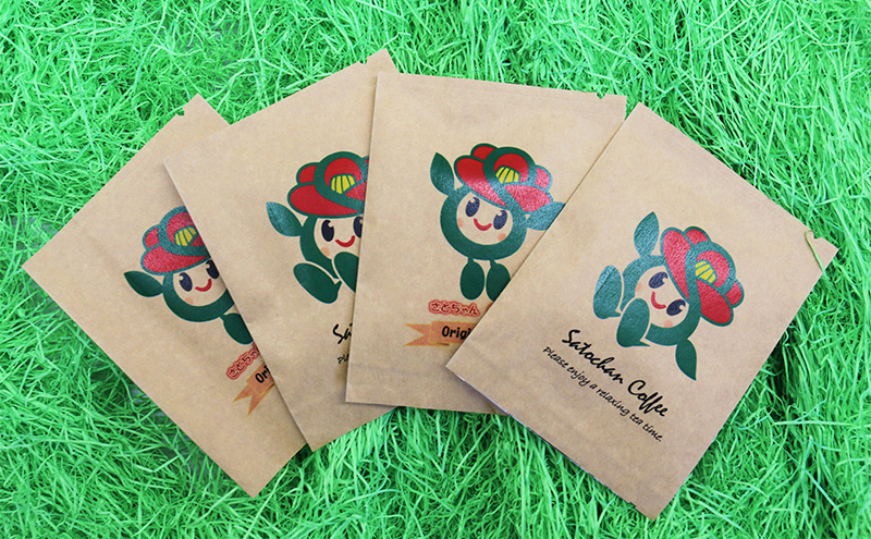 就労継続支援Ｂ型事業所 里ちゃん コーヒー 4杯分（1杯10ｇ） レギュラー 6000円 簡易抽出型 珈琲 ドリップ 里庄町 オリジナルブレンド