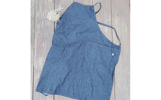 「児島デニム」おとなのデニムエプロン ファッション 雑貨 日用品 ロングエプロン 