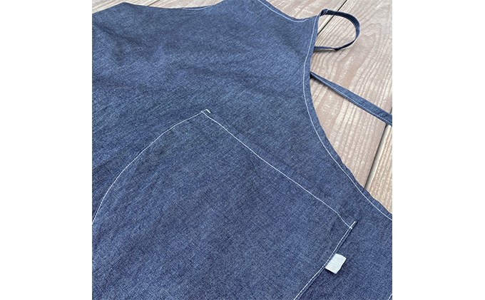 「児島デニム」おとなのデニムエプロン ファッション 雑貨 日用品 ロングエプロン 