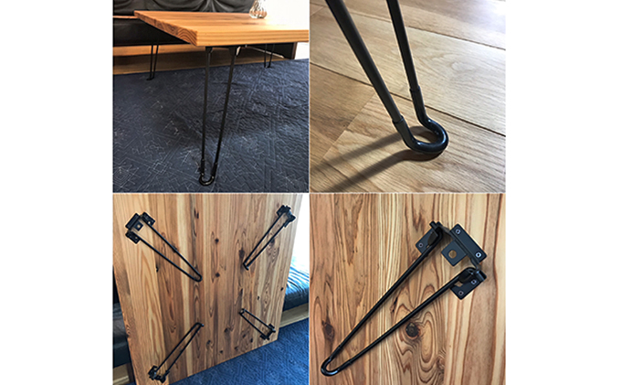 折りたためる 無垢 ローテーブル (サイズ45×90×32.5）【配達不可：離島】 雑貨 日用品 