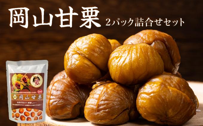 岡山甘栗・ギフト2パック詰合せセット【010-a013】