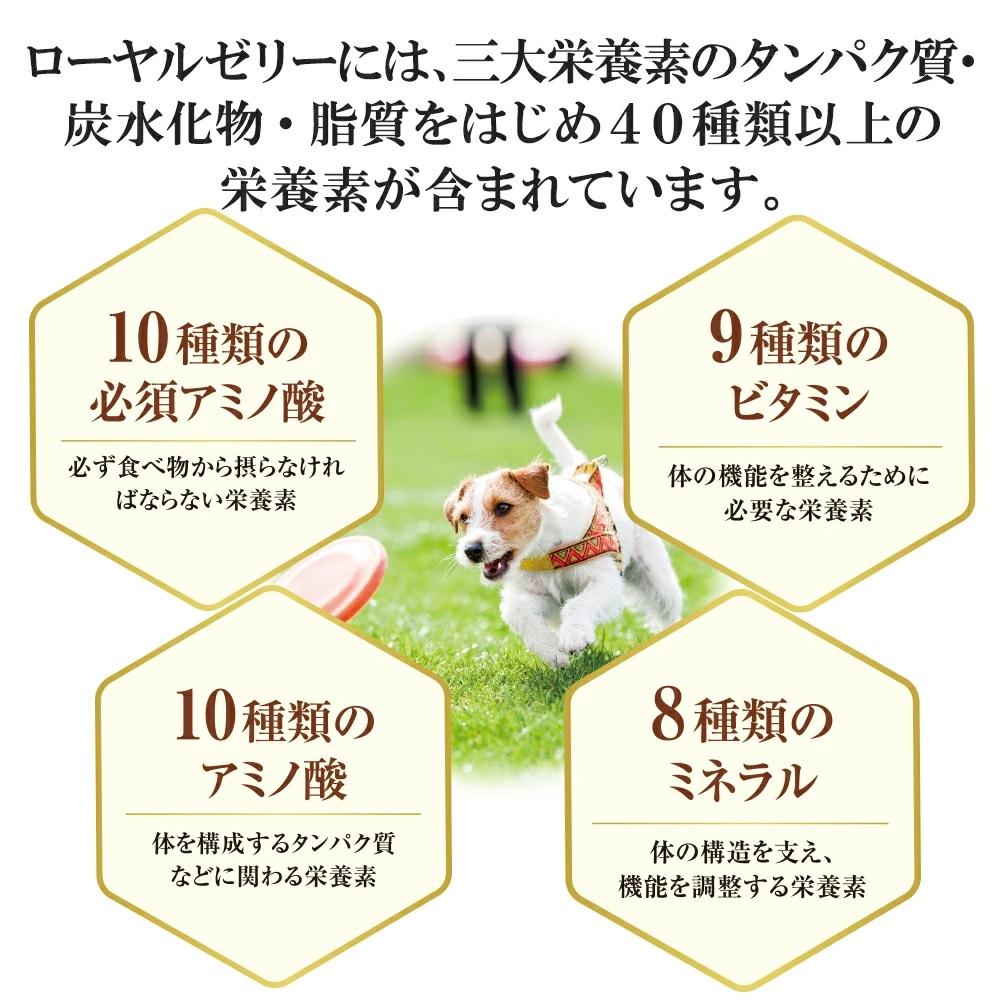 ワンちゃん用ローヤルゼリー〈袋入(60粒)〉（02800）【006-a150】｜犬用サプリ 犬用健康補助食品 ローヤルゼリー ペットサプリ ドッグサプリ サプリメント 岡山県 鏡野町