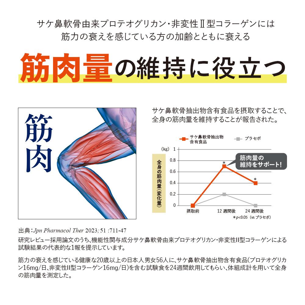 筋骨ケア　ローヤルロコモ〈30粒〉（02178）【006-a143】【山田養蜂場】｜機能性表示食品 サプリ サプリメント ローヤルロコモ 筋肉ケア 骨ケア 岡山県 鏡野町