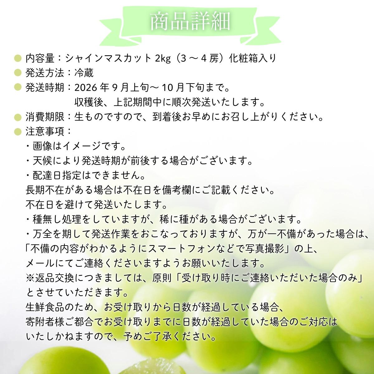 ã2026幎å
è¡äºçŽã倧å芳å
ææš¹åã·ã£ã€ã³ãã¹ã«ãã 3ïœ4æ¿ïŒçŽ2kgïŒåç²§ç®±å
¥ãã026-a015ã