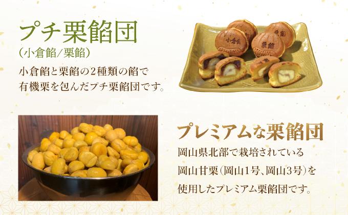 I-8.プレミアム栗餡団・２種類箱詰めセット＋プレミアムプチ栗餡団10個入箱【010-a009】