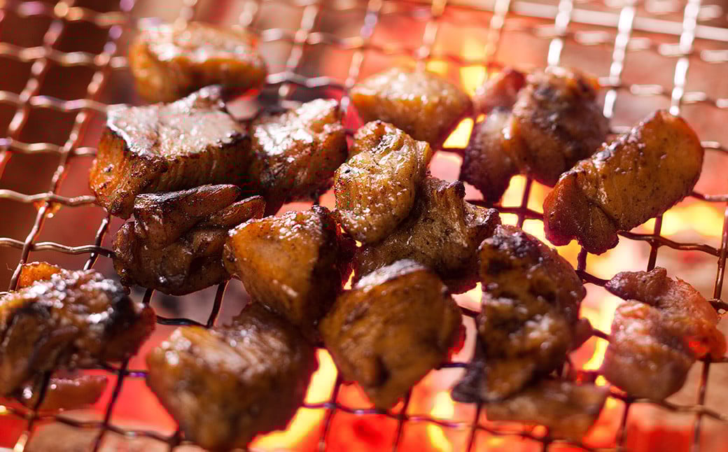 美咲どりの炭火焼（塩） 4袋（約400g） 美咲どり 鶏肉 とりにく 鶏もも肉 もも肉 ムネ肉 お肉 肉 炭火焼 おつまみ 岡山県