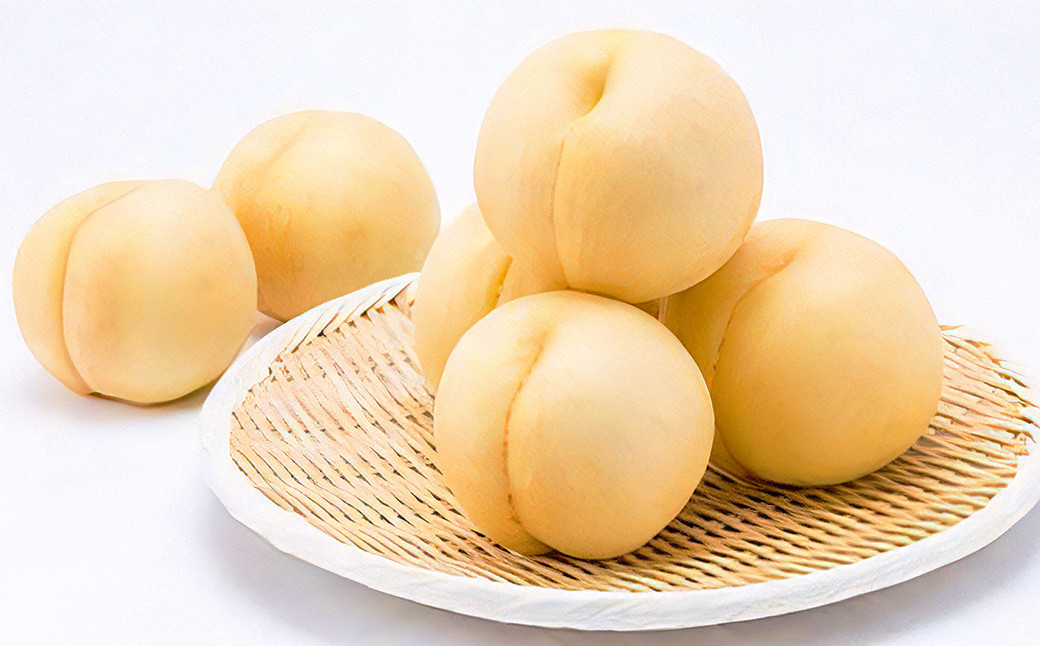 【先行予約】 しっかりした果肉と果汁たっぷりの岡山の白桃 ・ 恵白 2kg箱（約5個～8個） 【2025年9月発送予定】 ／ 桃 もも モモ はくとう めぐみはく 千曲白鳳 ちくまはくおう 川中島白桃 かわなかじまはくとう 交配種 果物 くだもの フルーツ デザート 冷蔵