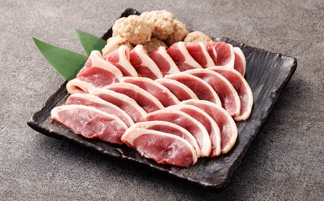 京鴨 鴨肉スライス 250g（ロース・もも） ×4袋 計1kg ／ 鴨肉 あい鴨肉 ロース むね ムネ もも モモ スライス 薄切り 国産 冷凍