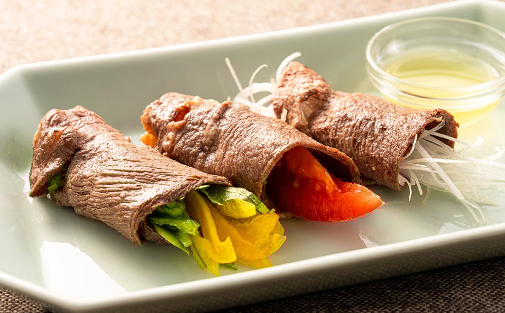 【6ヶ月定期便】牛たんしゃぶしゃぶセット 約600g（ゆず塩ぽん酢付き）×6回 計約3,600g 牛たん 牛タン 牛肉 しゃぶしゃぶ 鍋 冷凍 岡山県