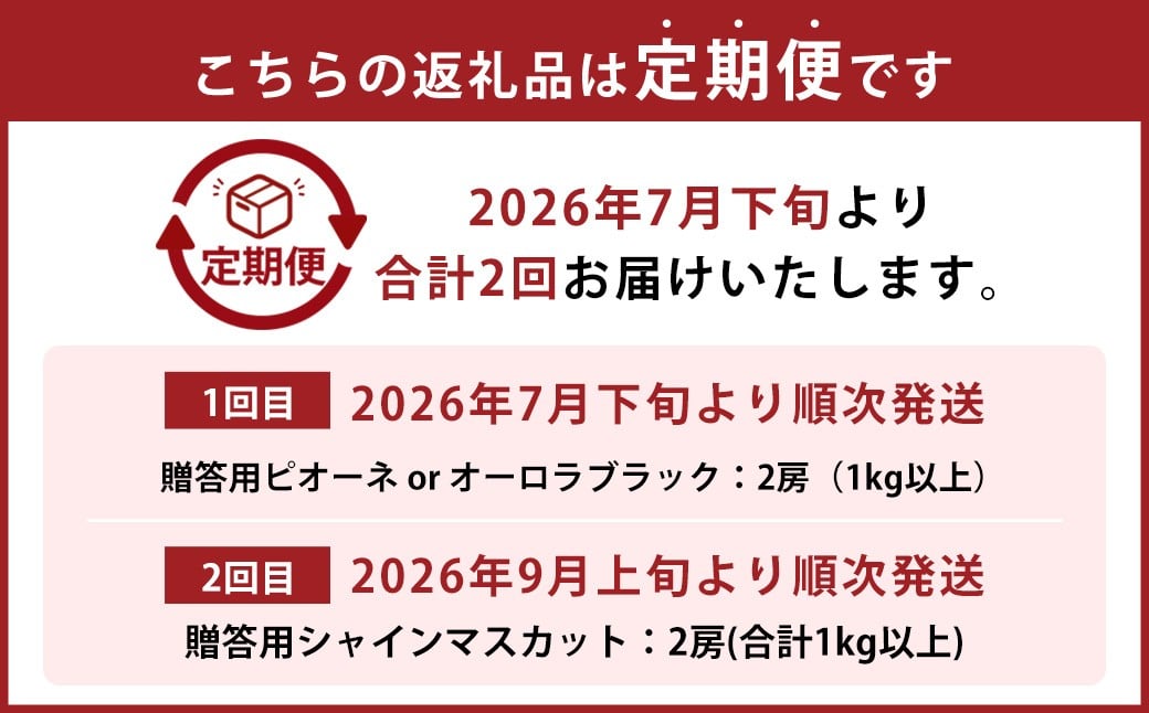 ã2åå®æäŸ¿ã èŽççš ããªãŒã or ãªãŒãã©ãã©ã㯠2æ¿ ïŒ1kg以äžïŒ ïŒ ã·ã£ã€ã³ãã¹ã«ãã 2æ¿ ïŒåèš1kg以äžïŒ ã2026幎7æäžæ¬ããé æ¬¡çºéäºå®ã ïŒ ãã ãã® æç© æå® ãã«ãŒã ã¶ã©ã ãã㊠è¡è ãã¹ã«ãã å·èµ 岡山ç çŸå²çº