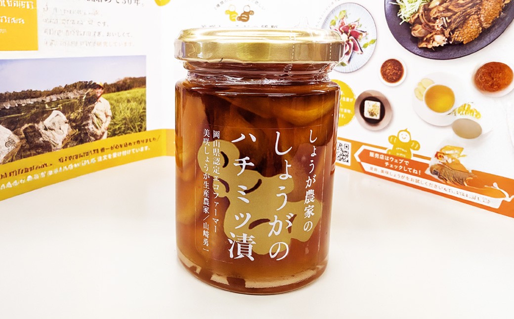 しょうがのはちみつ漬け 2個セット 140g×2 計280g ／ 生姜 しょうが ジンジャー 野菜 蜂蜜 はちみつ ハニー 