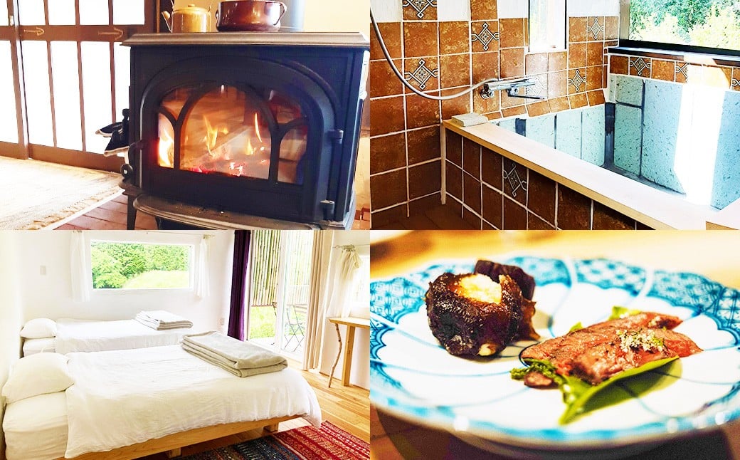 宿泊券 【Chambre d'hote E】 宿泊ギフト券 （15,000円分） ／ 宿泊 ギフト券 クーポン券 ギフトチケット クーポンチケット 券 チケット 岡山県 美咲町