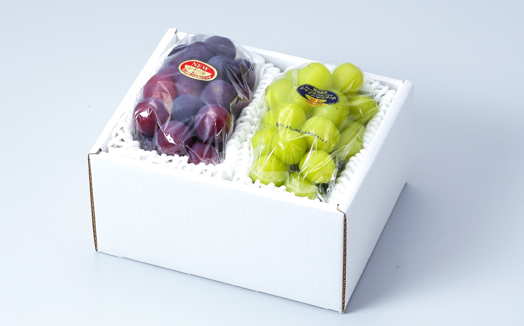 岡山県産 シャインマスカット 「 晴王 」 と ニューピオーネ 3Lサイズ 計約1.2kg ぶどう ブドウ 葡萄 くだもの 果物 果実 フルーツ 国産 マスカット 【 2026年8月下旬～9月下旬発送予定 】