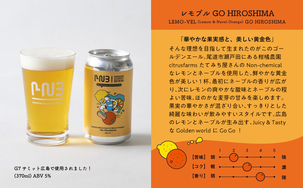 広島　クラフトビール 飲み比べ6缶セット 【HIROSHIMA NEIGHBORLY BREWING（ヒロシマネイバリーブリューイング）】＜クラフトビール・地ビール・お酒・缶ビール・ギフト・お歳暮・お中元・ブルワリー・ふるさと納税＞