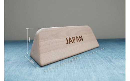 G7 HIROSHIMA 2023 国名プレートシェルパ用レプリカ（ビーチ材）