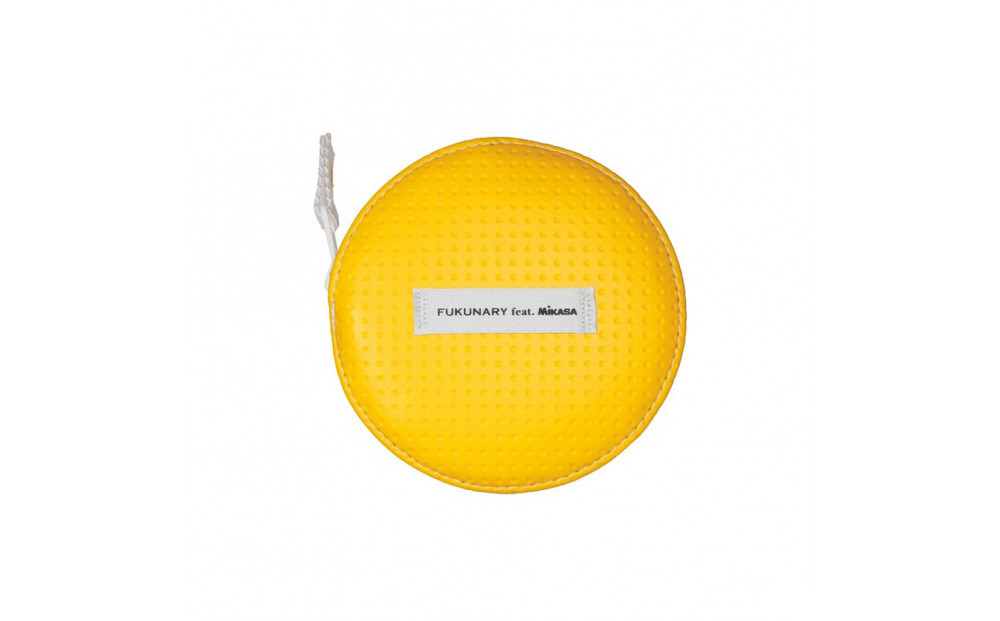 ラウンドコインケース/ イエロー M047