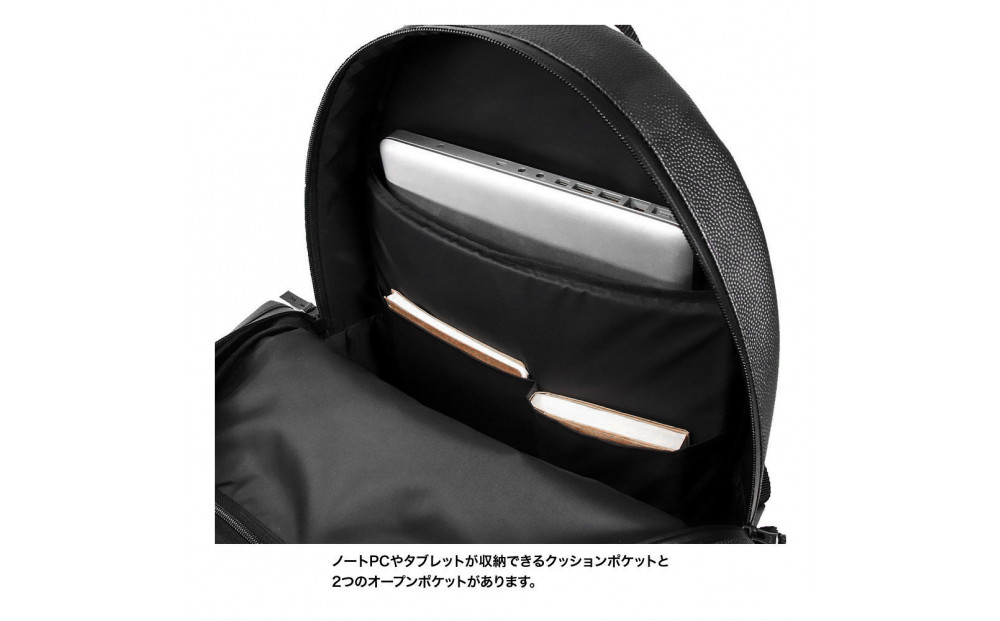 FUKUNARY デイパック 軽量 帝人 コードレ リュック 17L ブラック バックパック 1泊2日 旅行 出張 ビジネス 通勤 通学 メンズ レディース 日本製 広島市 フクナリー E125