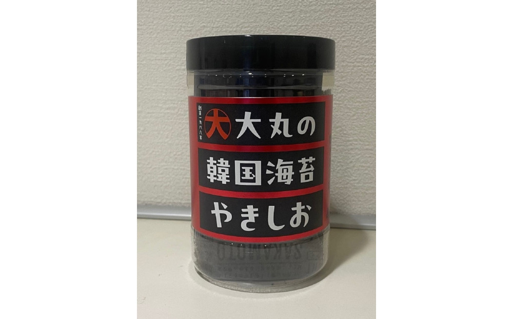 大丸の韓国海苔　やきしお×12個
