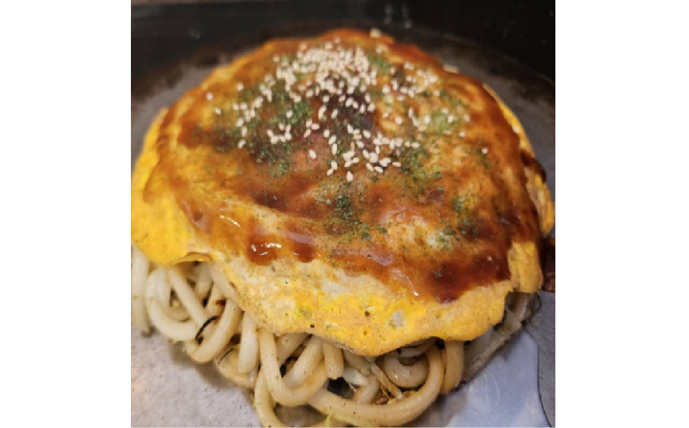 広島のお好み焼き（うどん入り）2枚セット