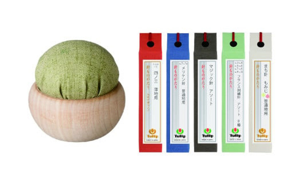 ＼年内発送／ なめらかに通る、まっすぐ伝わる想い「針ものがたり 5種」、季節の色をイメージした「針やま　菜の花色(卯月)」のセット