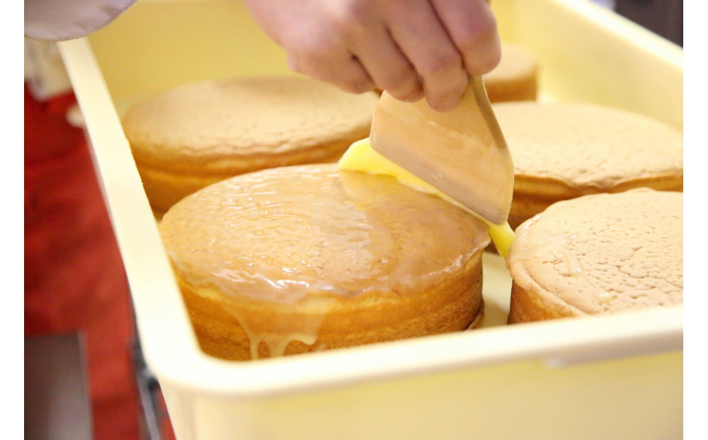 広島ご当地菓子　蘭楽堂のバターカステラ 2個