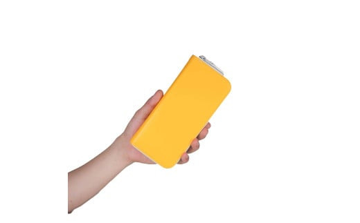 ＼年内発送／ラウンド長財布/ イエロー M025