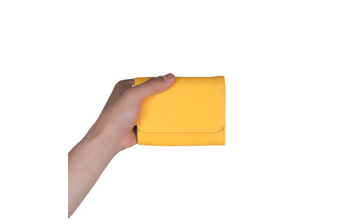 はちのす カードケース/ イエロー M069