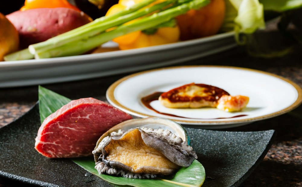 ディナーペアお食事券　【6F鉄板焼 なにわ】　なにわコース