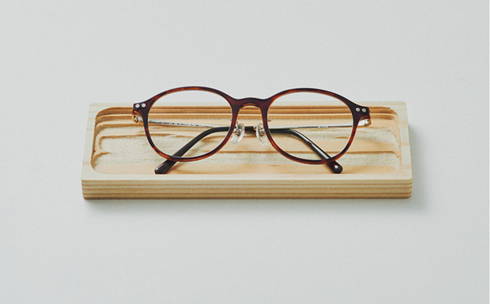 Ten＆O　広島県産杉　木製トレイ　「瀬戸の波」Sサイズ