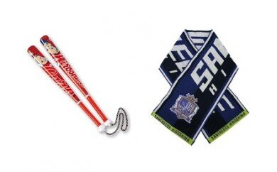 カープ・サンフレッチェ応援グッズ３点