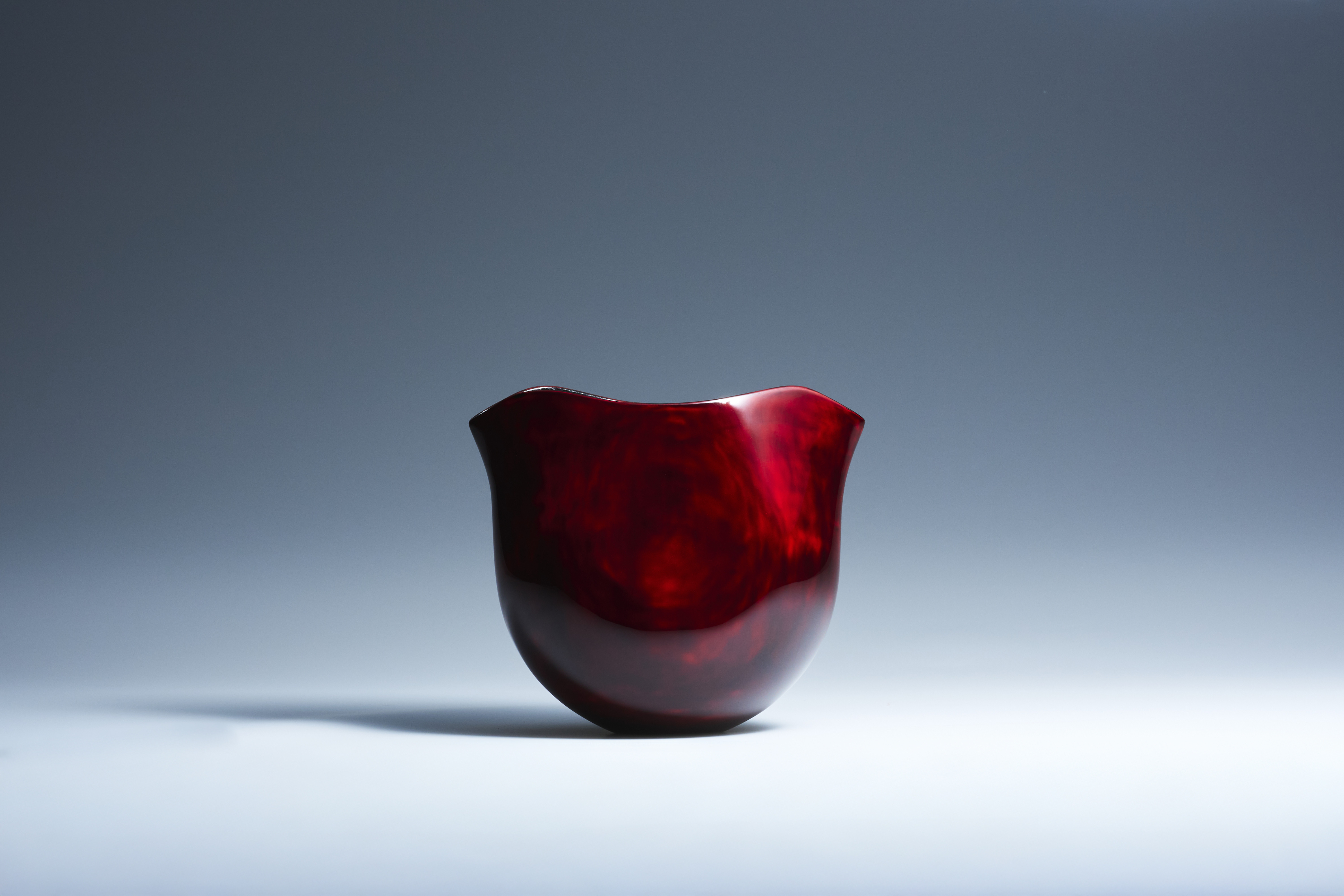 両口酒器「えくぼ」(溜)