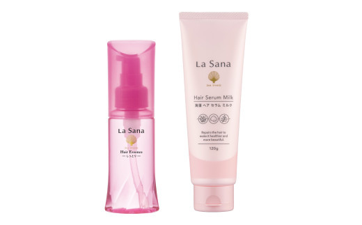 ＼年内発送／ ラサーナ 海藻 ヘア エッセンス しっとり・海藻 ヘア セラム ミルク セット