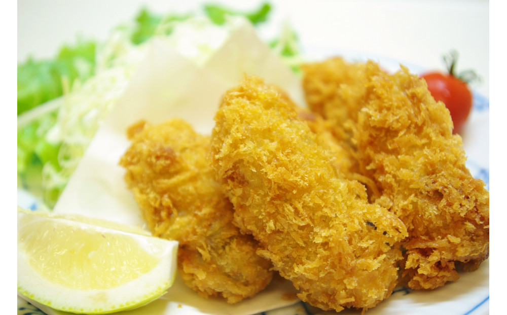 米田海産の冷凍カキフライ 40粒