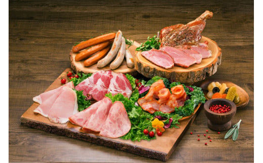 福留ハム ロマンティック街道・花ソーセージ詰合せ（ハム、ベーコン、ソーセージ）