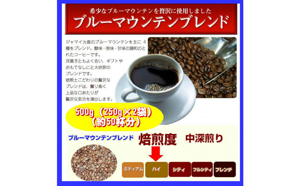  ブルーマウンテンブレンド三昧（500g）