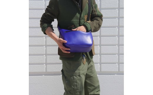 ジップショルダー/ ブルー M115