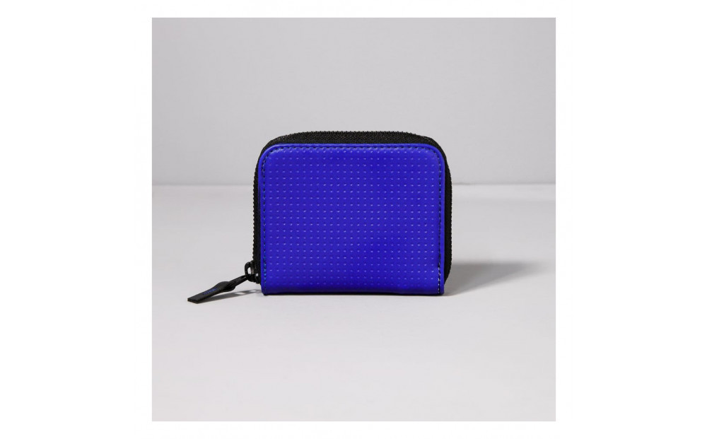 ミニマム財布/ ブルー M074