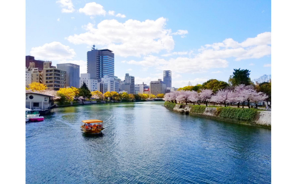 ひろしまリバークルーズAコース２５分遊覧２名分＋御船印２枚