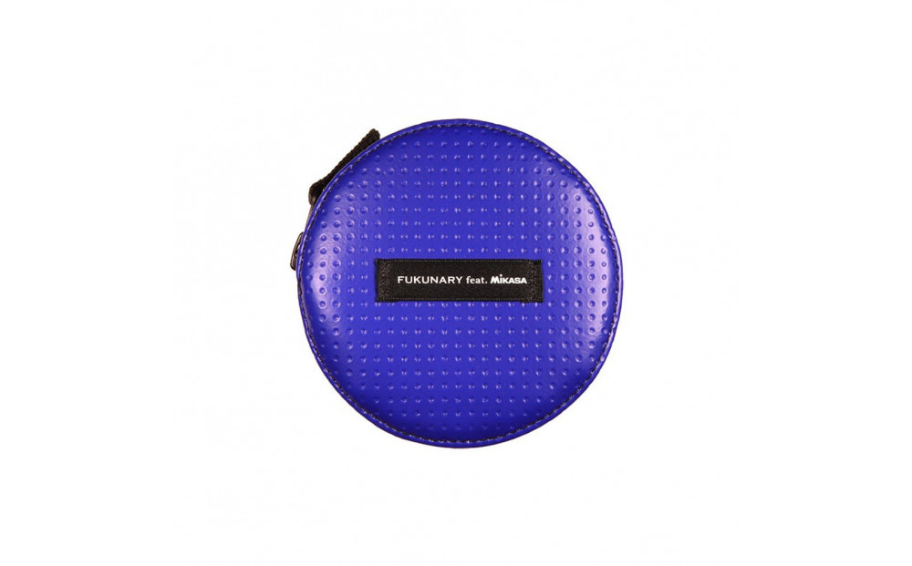 ＼年内発送／ラウンドコインケース/ ブルー M047