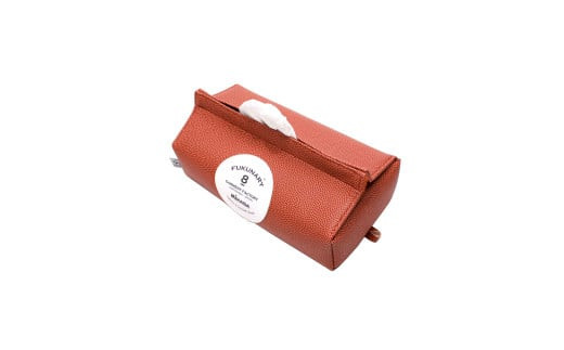 ティッシュケース/ ブラウン M029