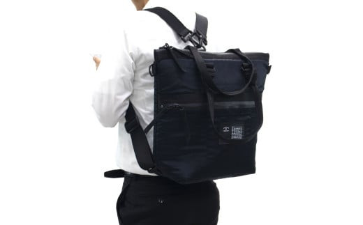 ＼年内発送／トートバッグ(4WAY)MA-1 /ブラック F002