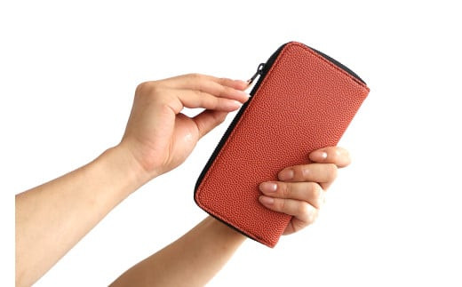 「千菱」 ラウンド長財布 /ブラウン M024