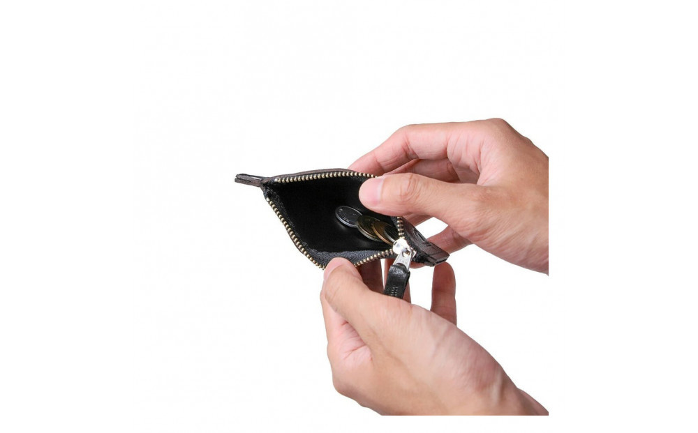 パスケース栃木レザーWコガシ/黒 L011