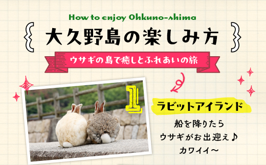 うさぎ島 ペア宿泊券（28,000円相当）