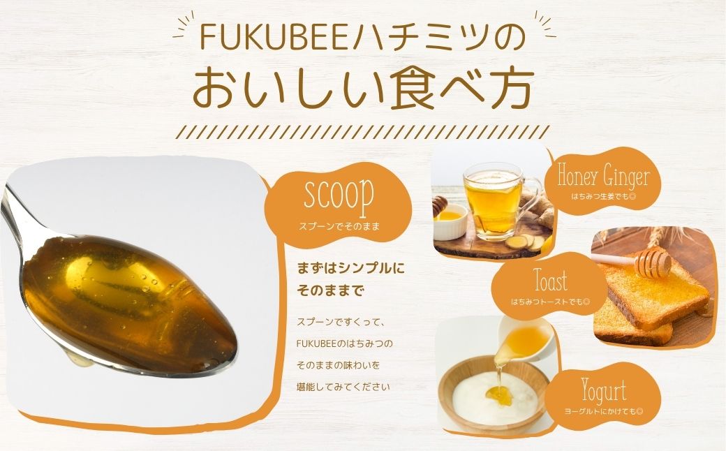 国産天然はちみつ FUKUBEE ハニーボトル 200ml 2本セット 蜂の幸せを考える養蜂家【蜂蜜 はちみつ ハチミツ 百花蜜 非加熱 ストレスフリー 養蜂 レンゲ アカシア 桜 フジ 花 ミツバチ 広島県 竹原産 国産】