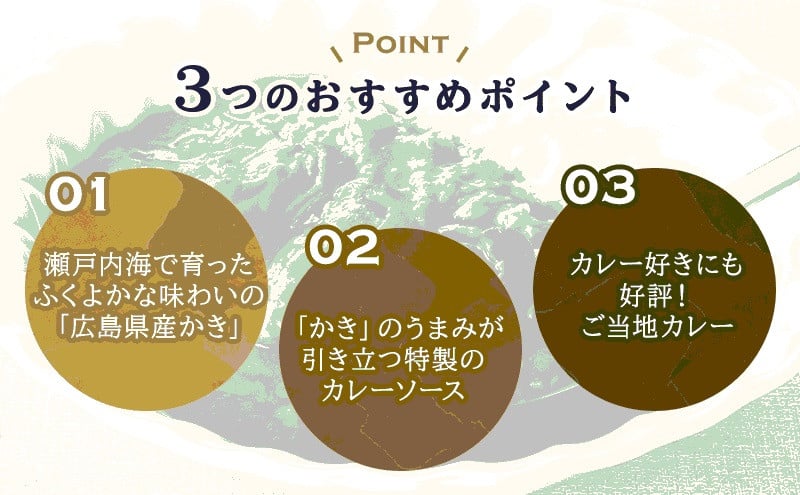 広島名産 かき カレー 中辛 200g×5個セット レインボー食品