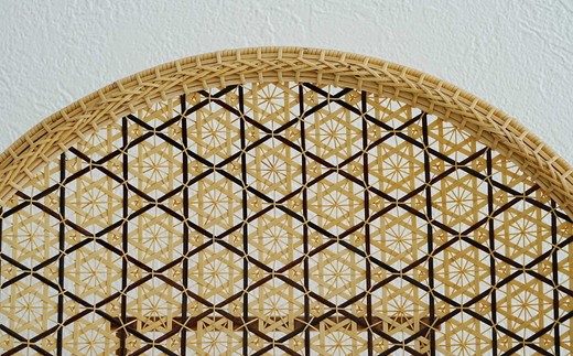 竹工芸品 飾り皿