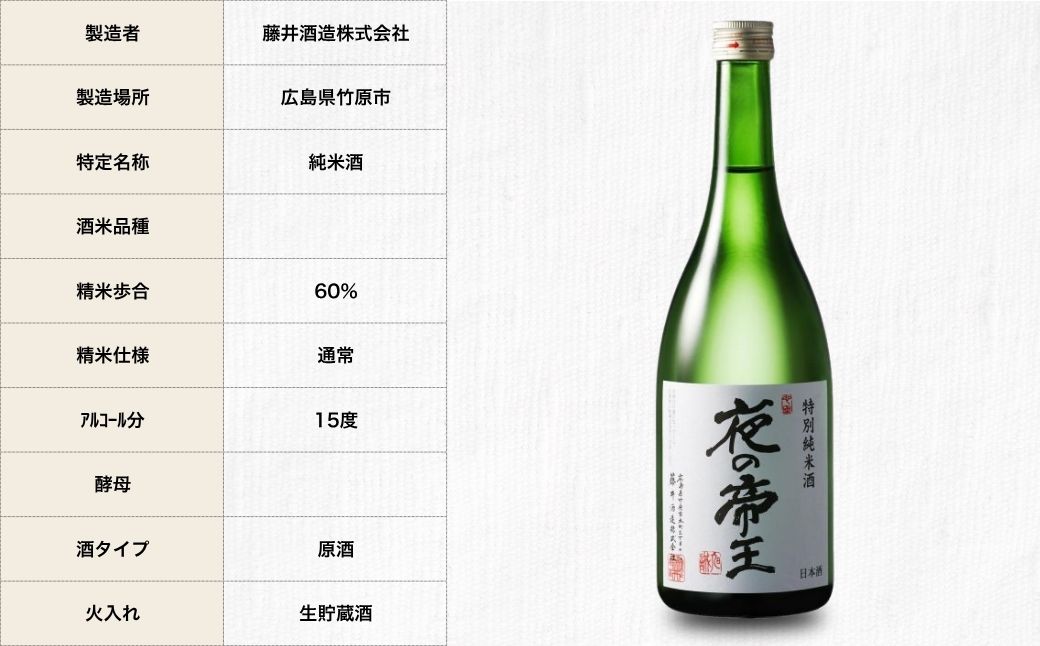 【2025年12月21日までのご入金で年内配送】夜の帝王 720ml 3種セット【夜の帝王 FOREVER Daybreak 日本酒 酒 お酒 特別純米酒 高アルコール度数 藤井酒造 広島県 竹原市】※北海道・沖縄・離島への配送不可