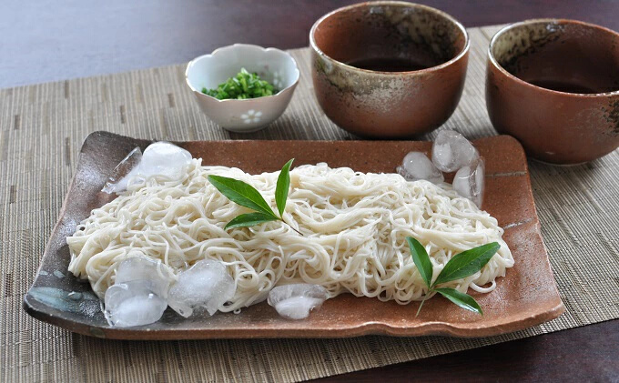 コシがあって美味♪手延べ乾麺の自然薯入り乾麺バラエティセット（小）　029007